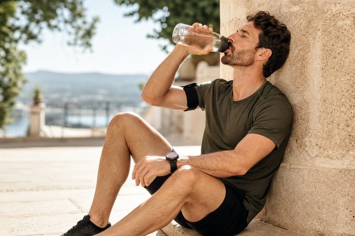 Sportif en récupération